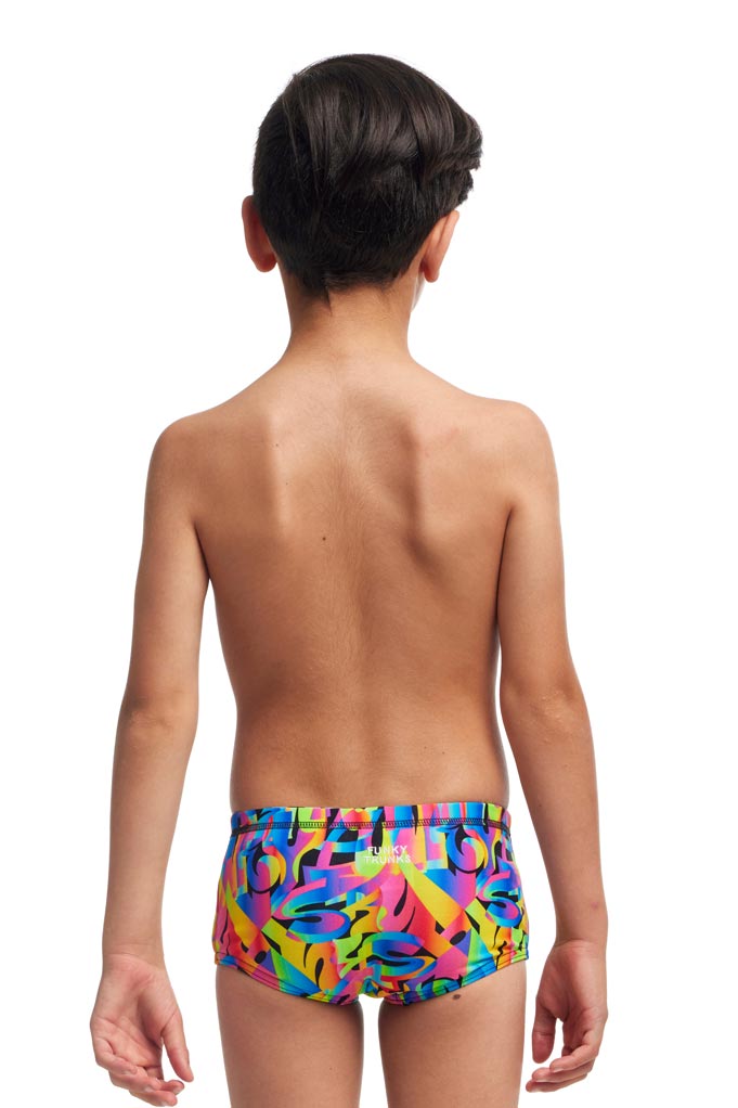 Funky Trunks Toddler Boys Printed Trunks - Colour Funk