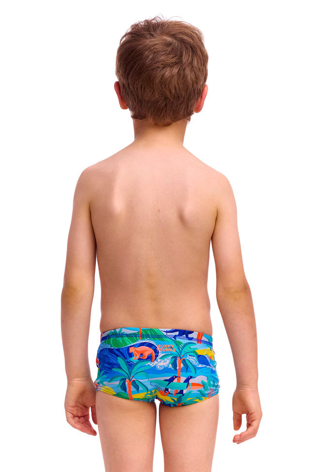 Funky Trunks Toddler Boys Printed Trunks - Duuude