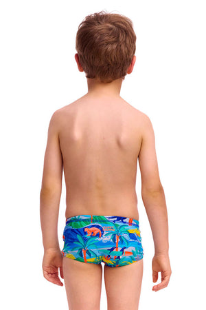 Funky Trunks Toddler Boys Printed Trunks - Duuude