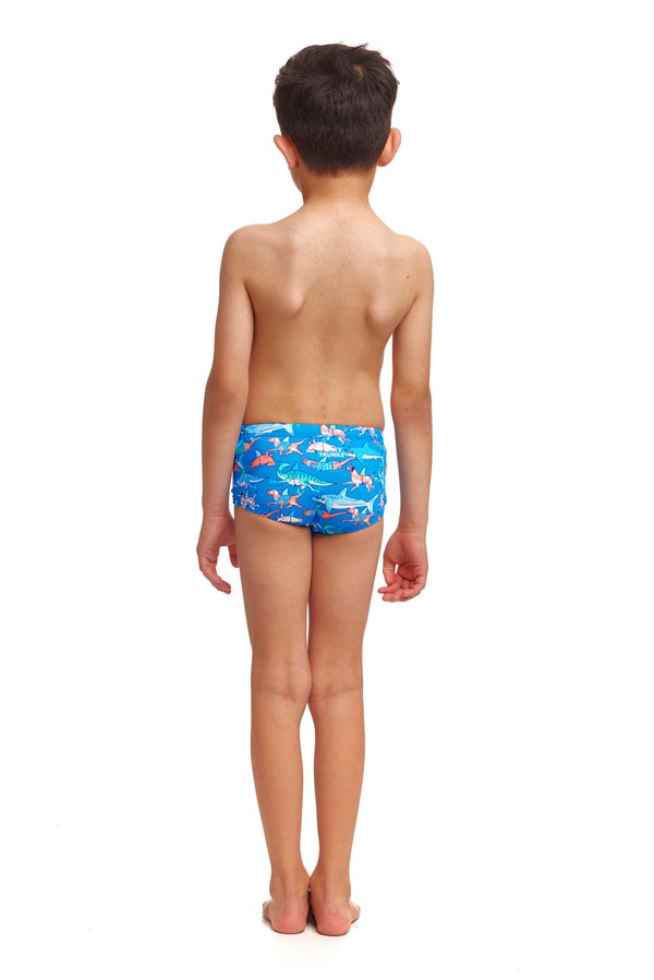 Funky Trunks Toddler Boys Trunks - Fin Swimming