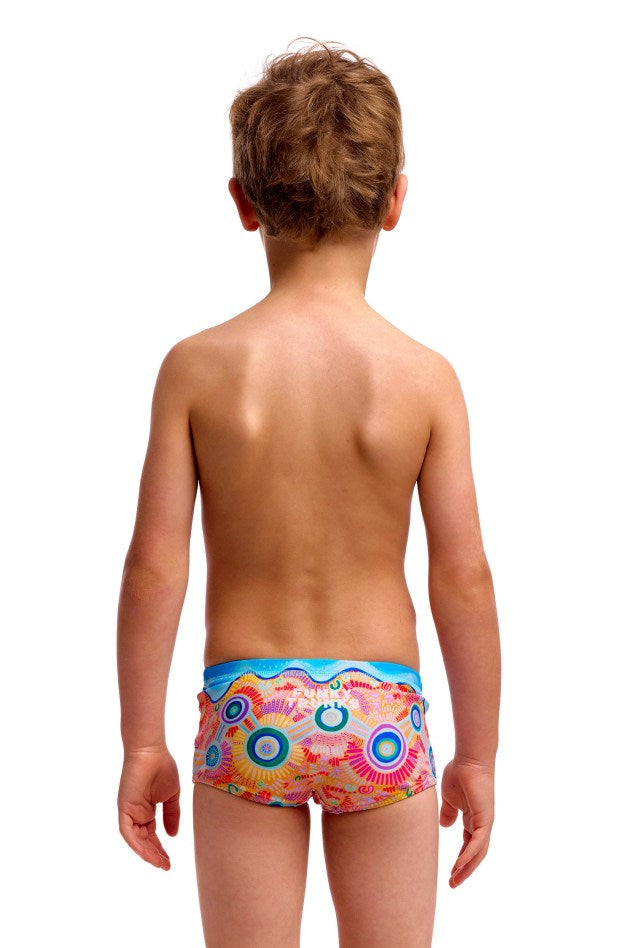 Funky Trunks Toddler Boys Printed Trunks - Kulin Colour