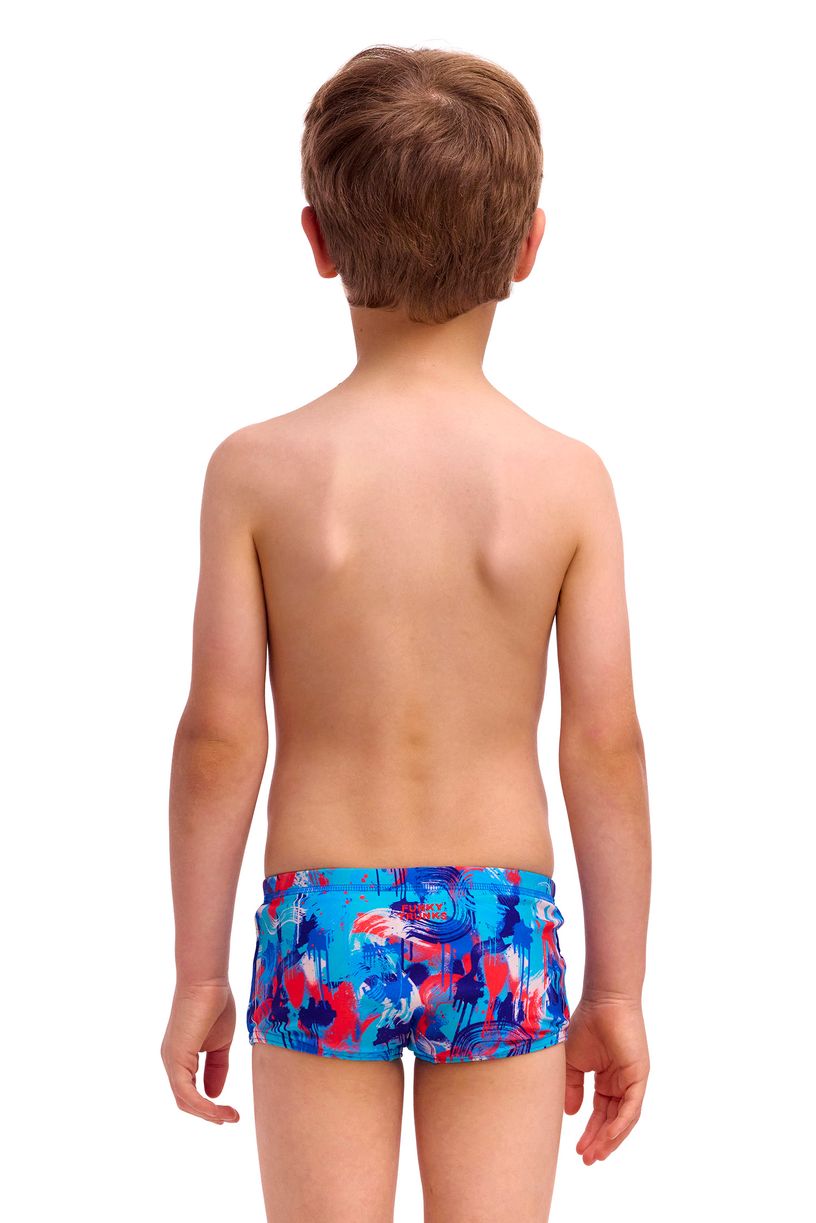 Funky Trunks Boys Printed Trunks - Messy Messy Messy