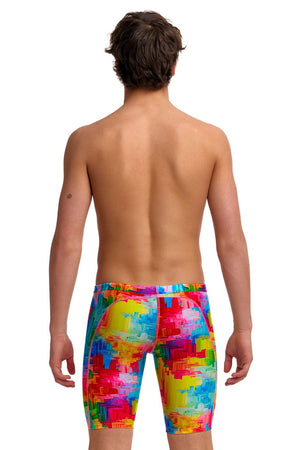 Funky Trunks Boys Training Jammers - Falling Colours image 2