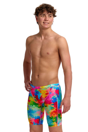 Funky Trunks Boys Training Jammers - Falling Colours image 4