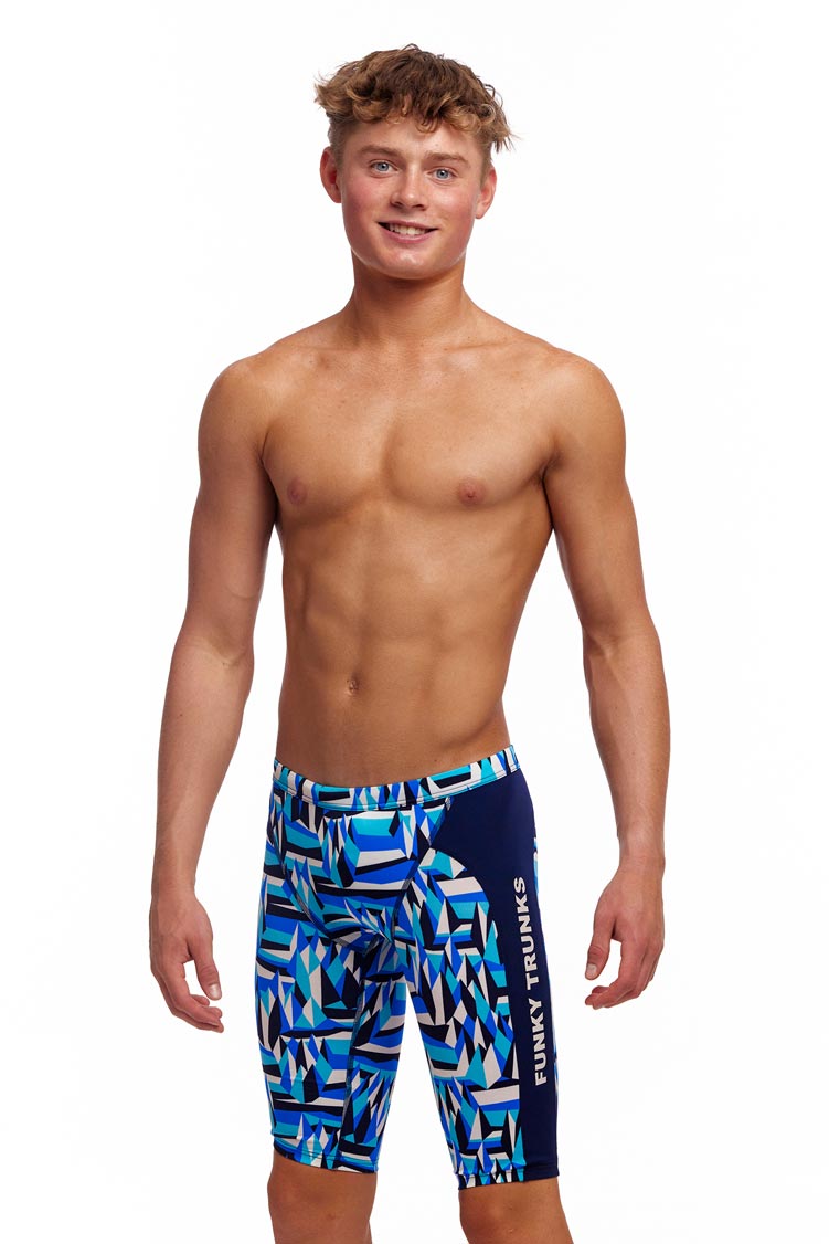 Funky Trunks Boys Training Jammers - Polar Caps