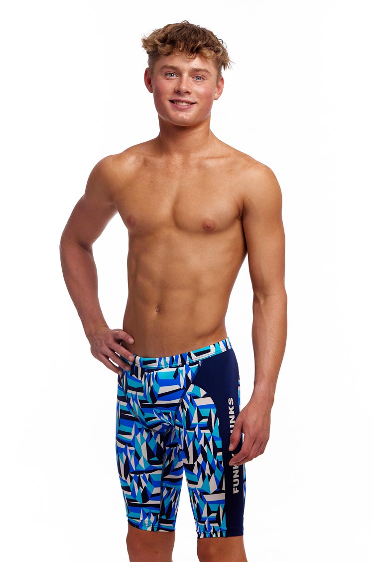 Funky Trunks Boys Training Jammers - Polar Caps