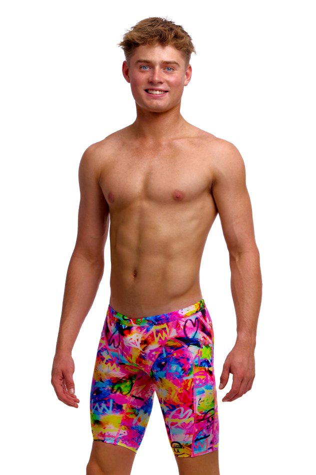 Funky Trunks Boys Training Jammers - Tag Her