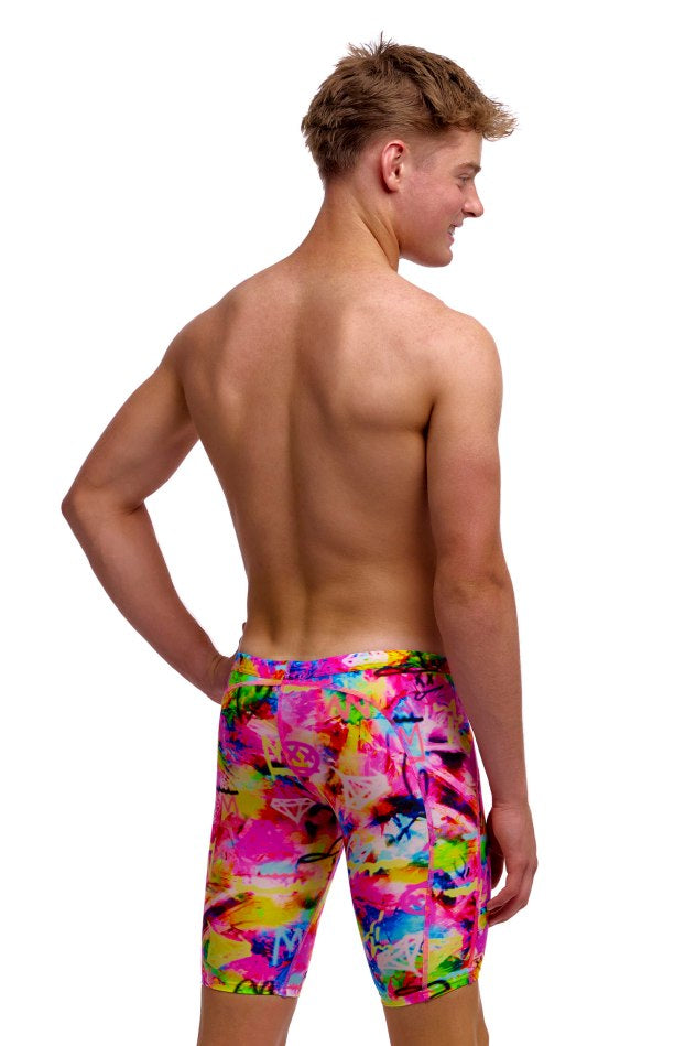 Funky Trunks Boys Training Jammers - Tag Her
