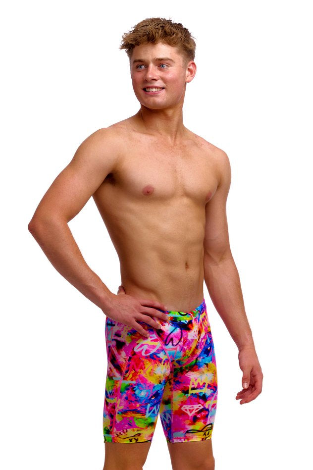 Funky Trunks Boys Training Jammers - Tag Her