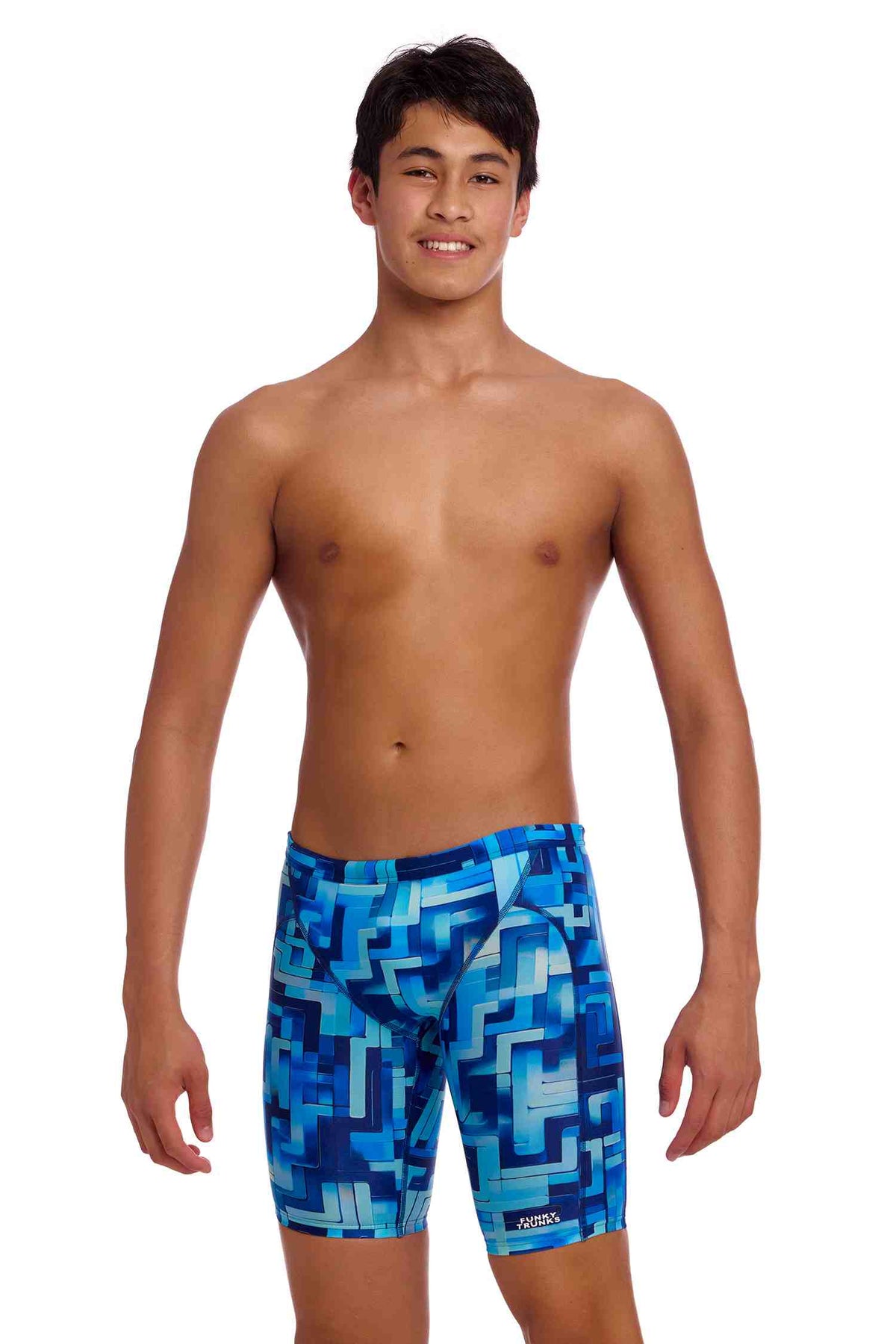 Funky Trunks Boys Training Jammers - You Blued