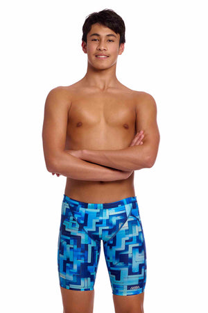 Funky Trunks Boys Training Jammers - You Blued