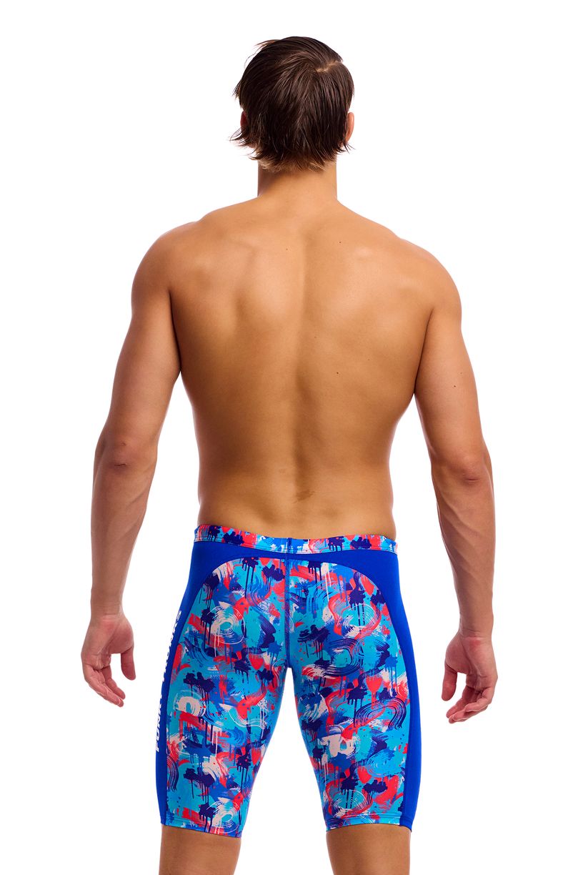 Funky Trunks Mens Training Jammers - Messy Messy Messy