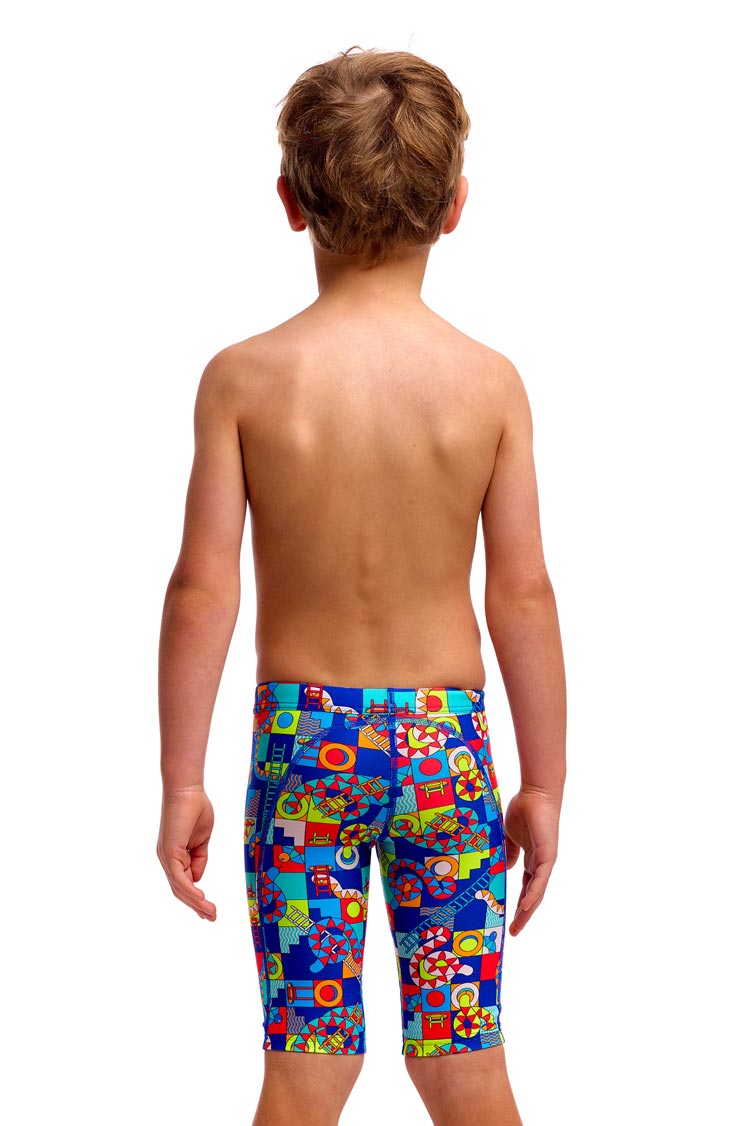 Funky Trunks Toddler Boys Miniman Jammers - Bored Games