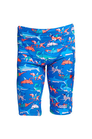 Funky Trunks Toddler Boys Miniman Jammers - Fin Swimming