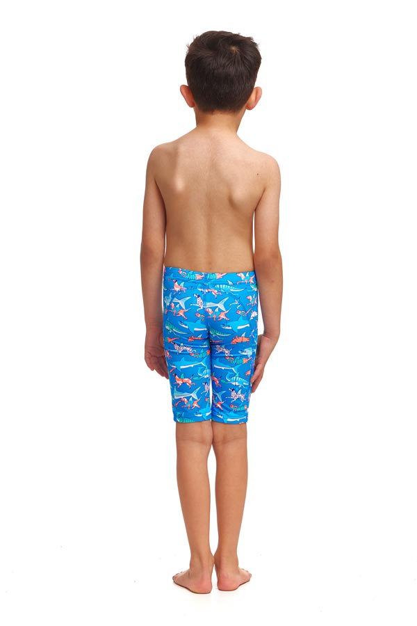 Funky Trunks Toddler Boys Miniman Jammers - Fin Swimming