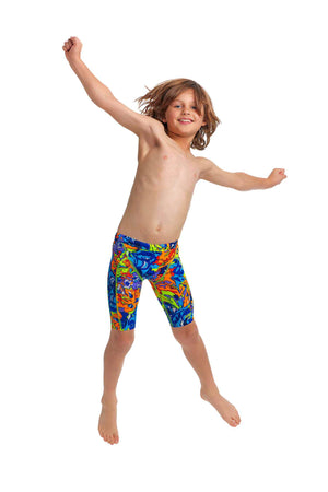 Funky Trunks Miniman Toddler Boys Jammers - Mixed Mess