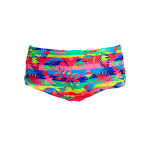 Funky Trunks Boys Sidewinder Trunks - Free Foliage