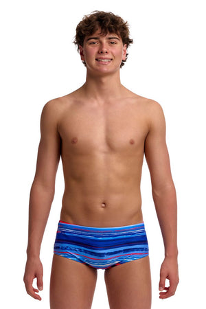 Funky Trunks Boys Sidewinder Trunks - Lost Lines image 1