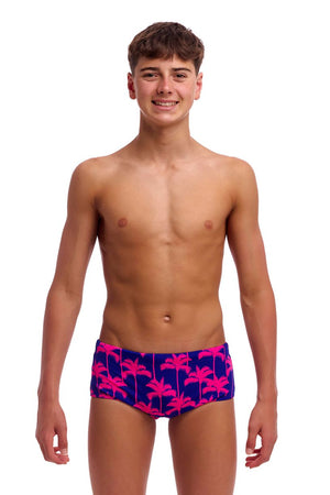 Funky Trunks Boys Sidewinder Trunks - Pinky Palms