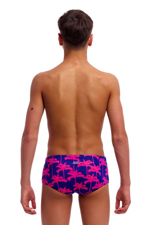 Funky Trunks Boys Sidewinder Trunks - Pinky Palms