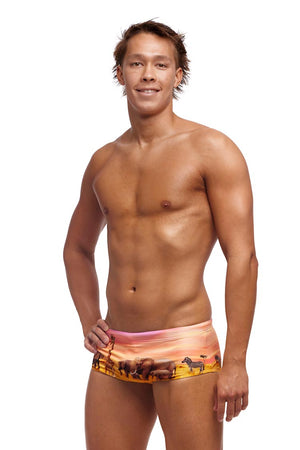 Funky Trunks Mens Sidewinder Trunks - Circle of Life