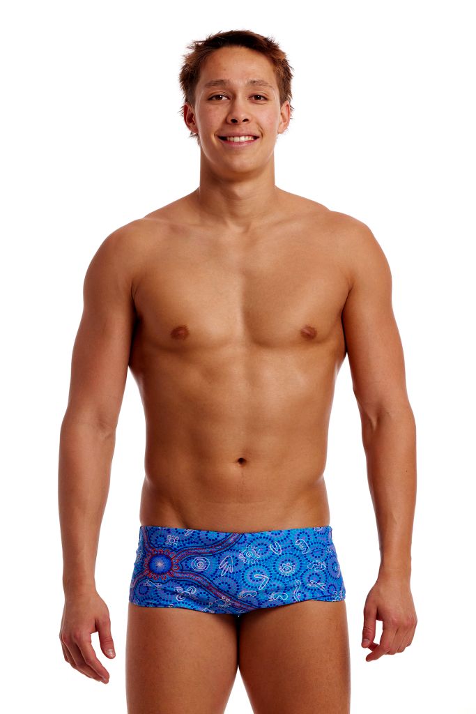 Funky Trunks Mens Sidewinder Trunks Sea Dreams