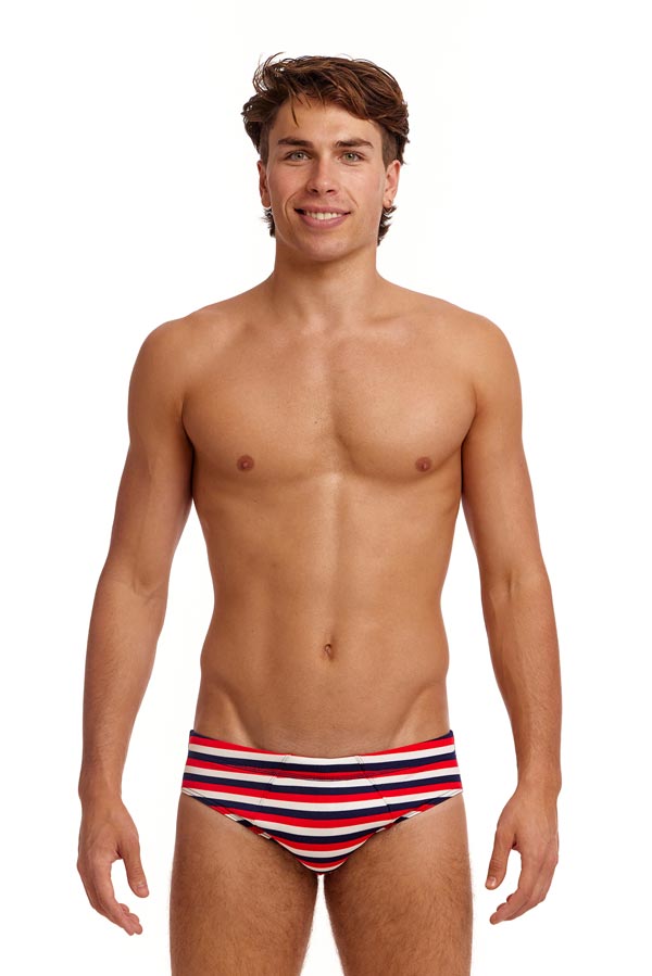 Funky Trunks Seamed Briefs - Riviera