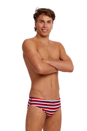 Funky Trunks Seamed Briefs - Riviera