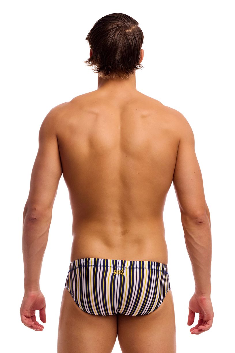Funky Trunks Mens Classic Brief - Admiralty Stripe