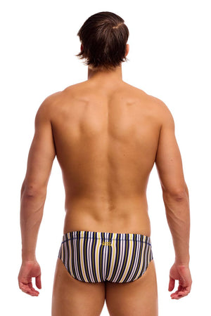Funky Trunks Mens Classic Brief - Admiralty Stripe