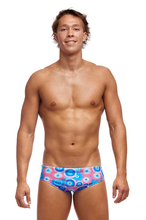 Funky Trunks Mens Classic Brief - Bundjalung Blue