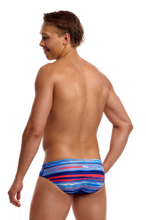 Funky Trunks Mens Classic Brief - Lost Lines image 3