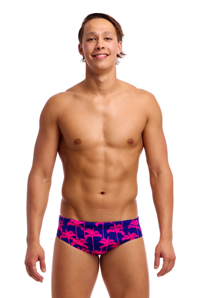 Funky Trunks Mens Classic Brief - Pinky Palms