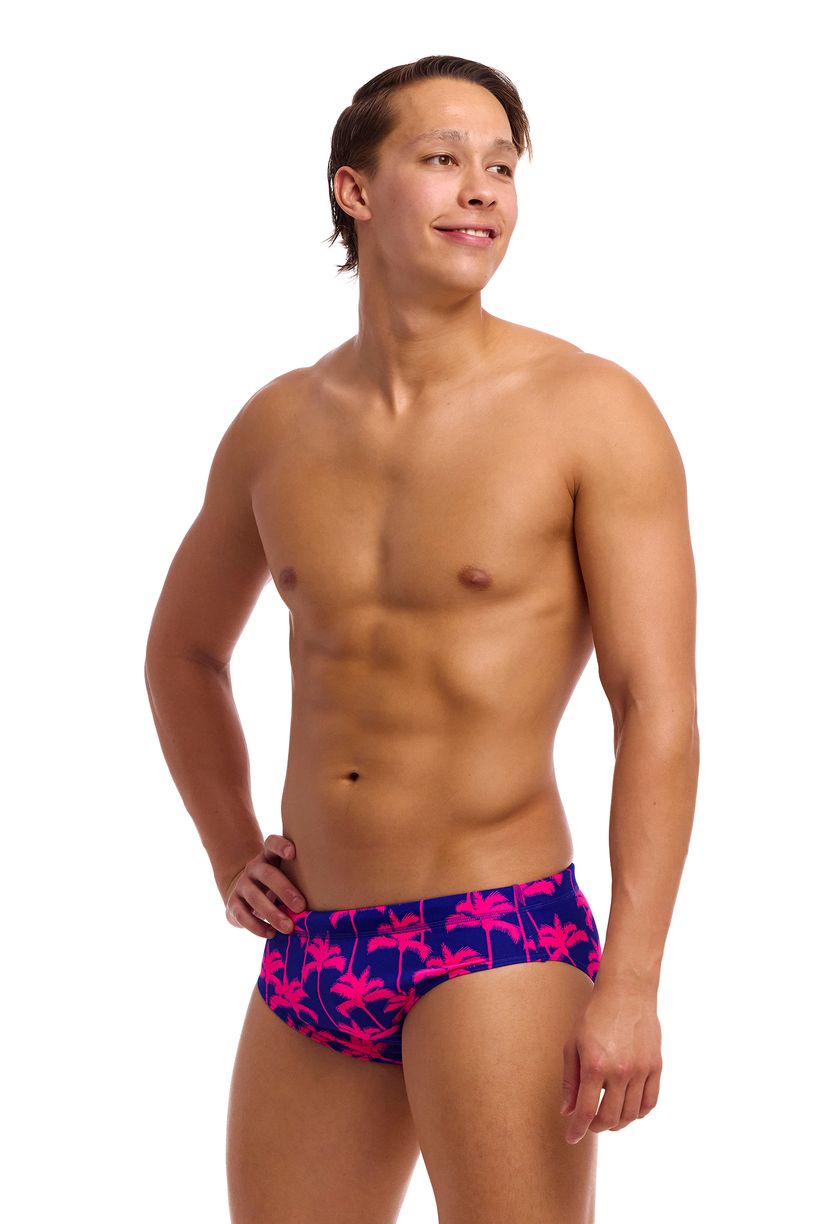 Funky Trunks Mens Classic Brief - Pinky Palms
