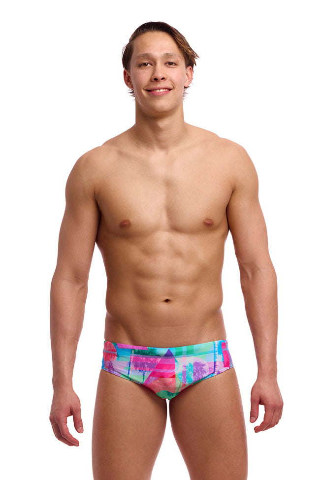 Funky Trunks Mens Classic Brief - Snap That