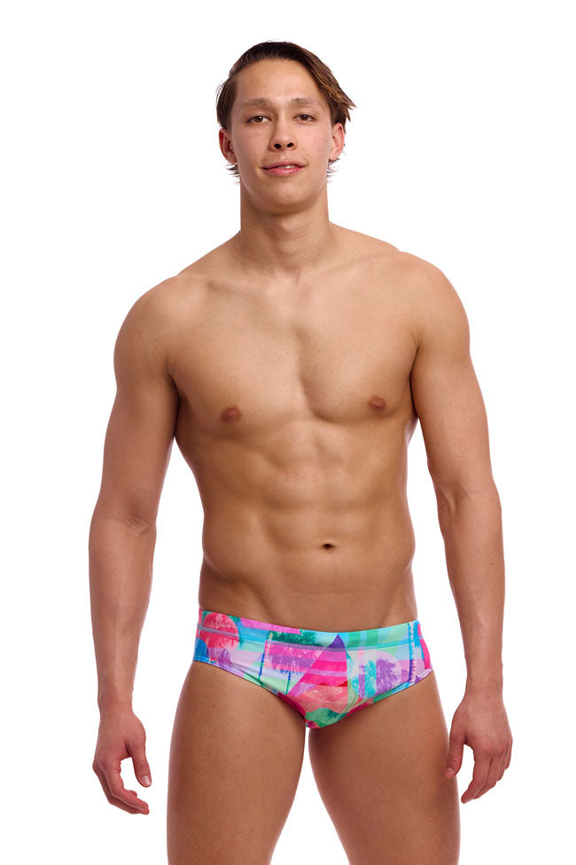 Funky Trunks Mens Classic Brief - Snap That