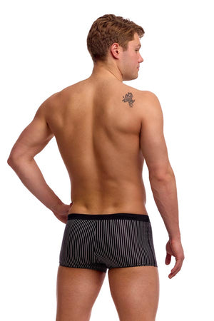 Funky Trunks Mens Square Trunks - Pin Stripe