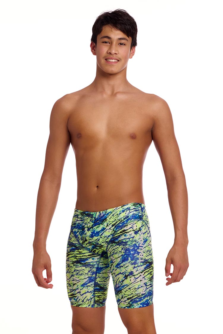 Funky Trunks Boys Fast Training Jammers - Scaled Back