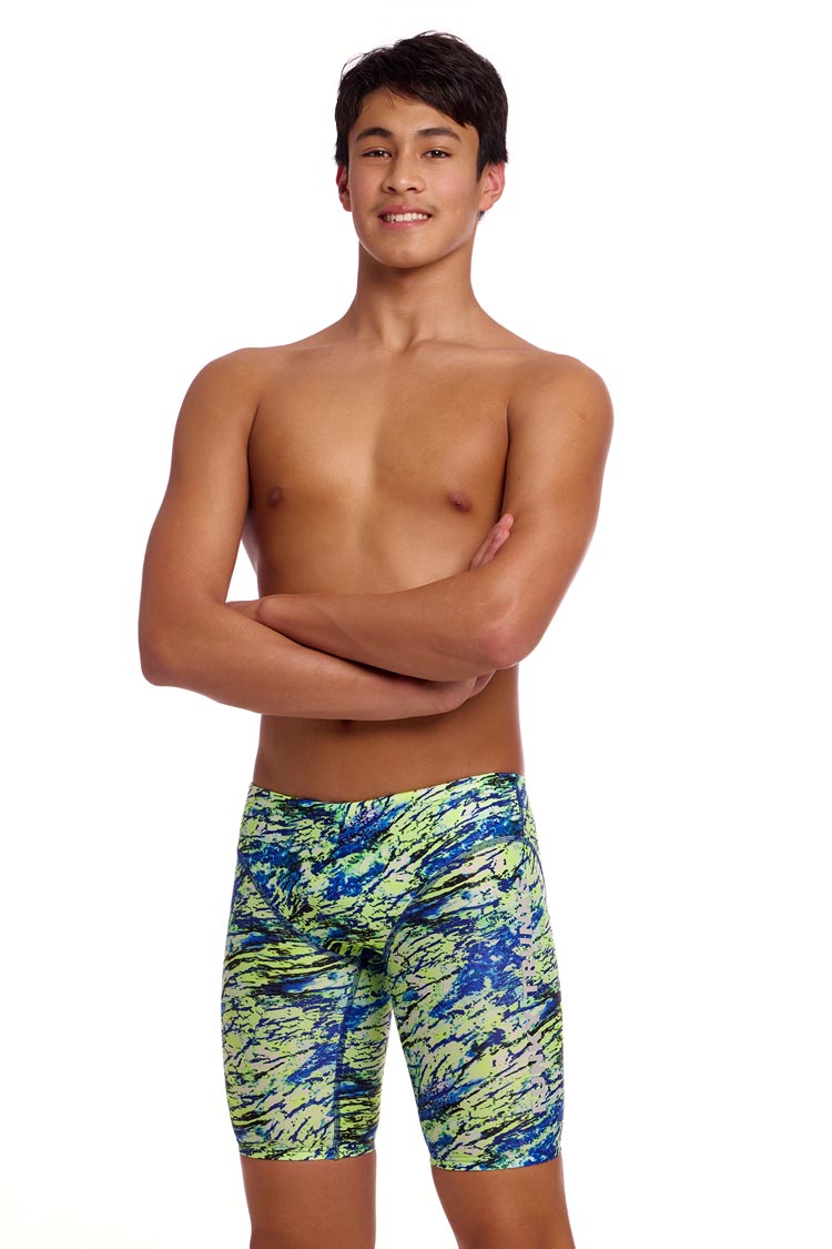 Funky Trunks Boys Fast Training Jammers - Scaled Back