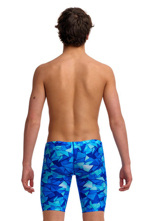 Funky Trunks Boys Fast Training Jammers - Try Blue image 2