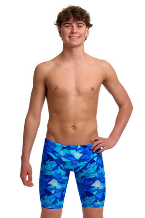 Funky Trunks Boys Fast Training Jammers - Try Blue image 4