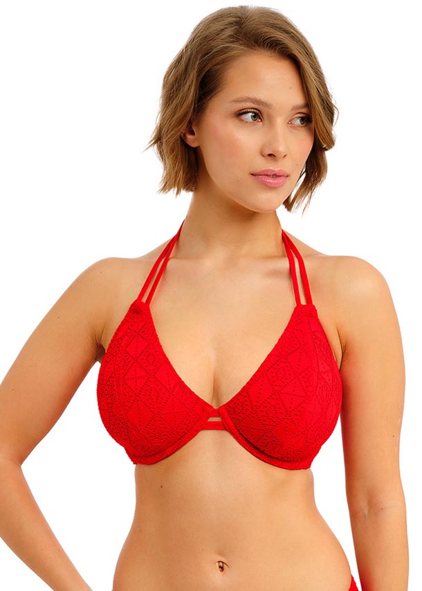 Freya Underwire Halter Bikini Top - Nomad Nights