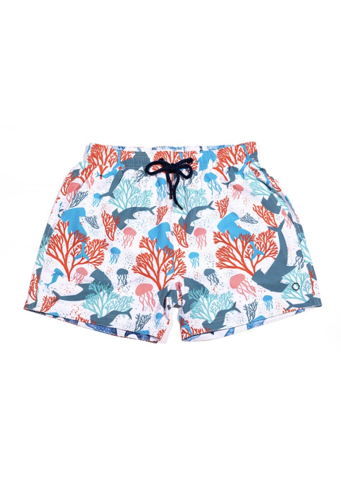 The Rocks Push Balmoral Mens Shorts - Hammerhead Shark