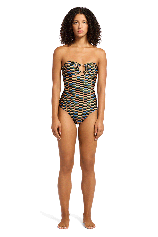 Jets Bandeau One Piece - Urban Geo