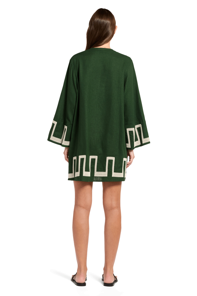 Jets Embroidered Mini Kaftan - Tirari Nights