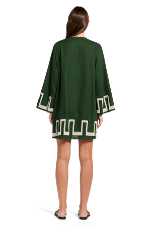 Jets Embroidered Mini Kaftan - Tirari Nights