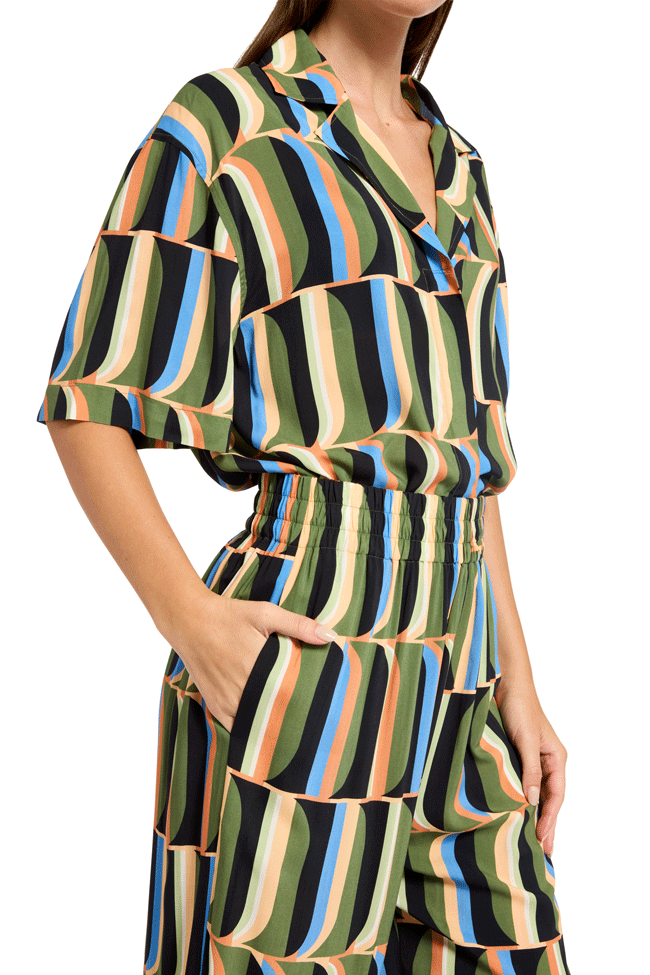 Jets Wide Leg Pant - Urban Geo