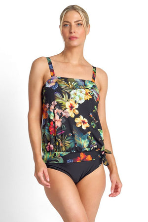 Jantzen Bandeau Blouson Singlet - Hibiscus