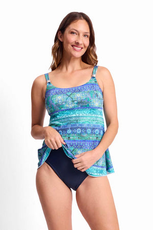 Jantzen Cuff Multi Scoop Singlet - Anika