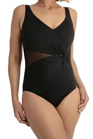Jantzen Gathered Twist One Piece - Limitless